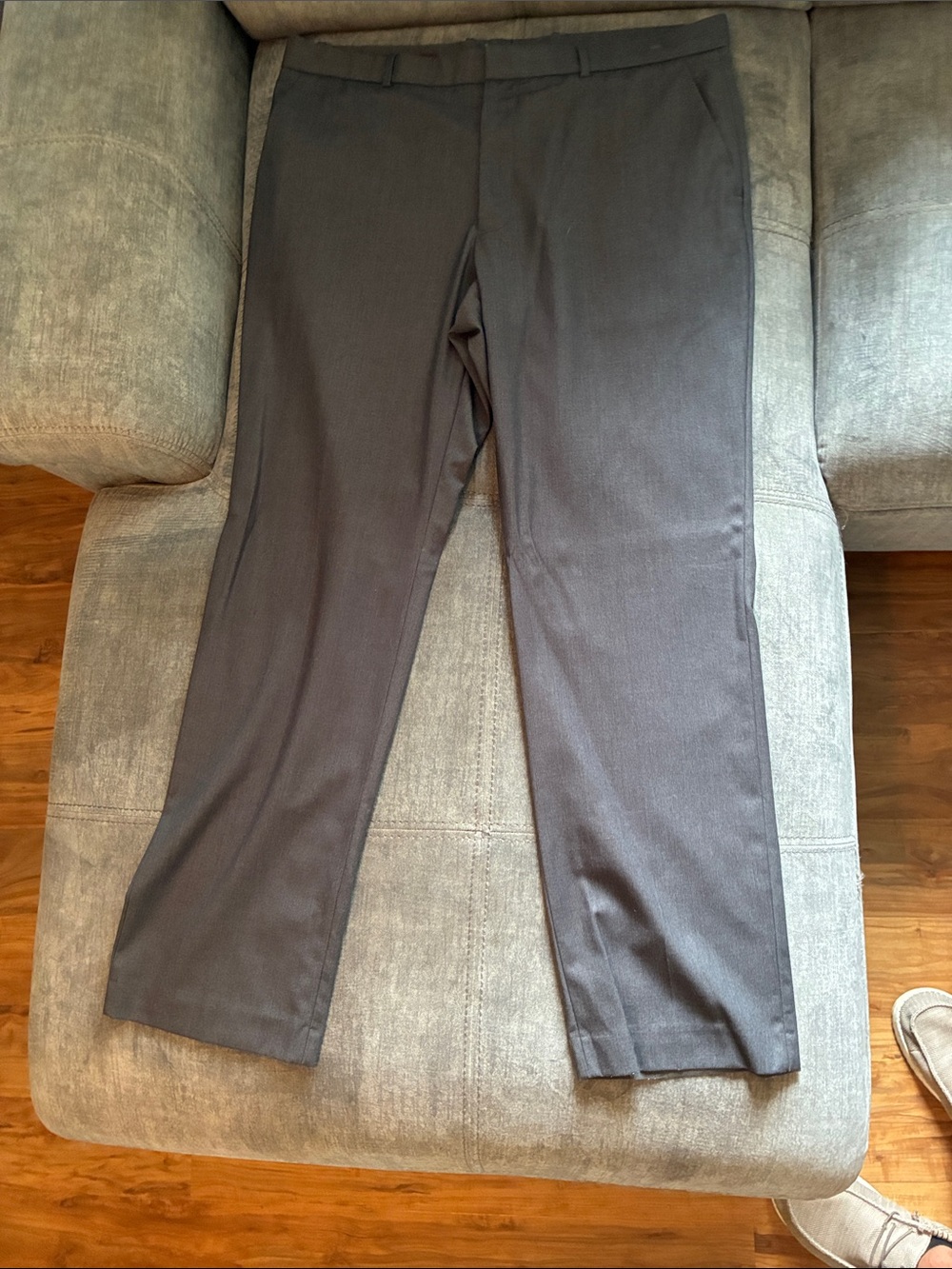 Perry Ellis Men's Dark Gray Dress Pants